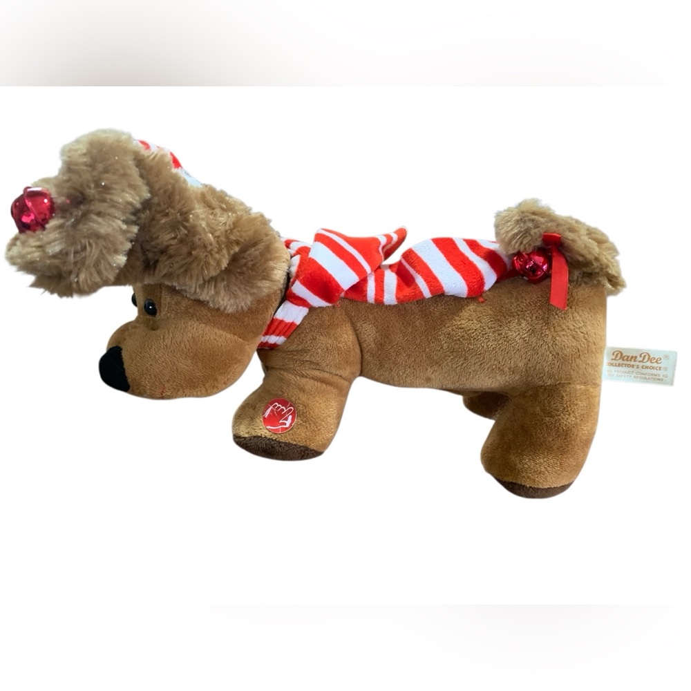 Dan Dee Christmas Weiner Dog Musical Wiggles Tested‎